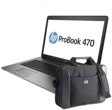 Лаптоп HP ProBook 470 G2, i3-6100U, 17.3", 4GB, 500GB с подарък чанта