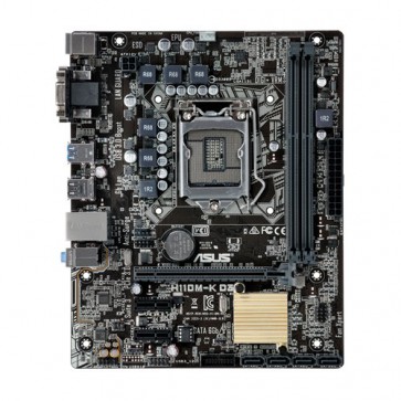 Дънна платка ASUS H110M-K D3, DDR3, 1151