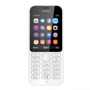Мобилен телефон Nokia 222 White