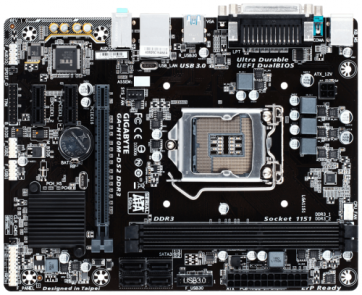Дънна платка GIGABYTE H110M-DS2 DDR3, LGA1151