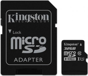 Флаш карта Kingston microSDHC/microSDXC Class 10 UHS-I 32GB