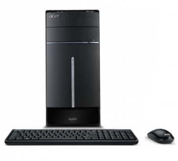 Десктоп компютър ACER Aspire TC (ATC_710_W), G4400, 4GB, 1TB