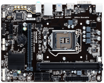 Дънна платка GIGABYTE H110M-H DDR3