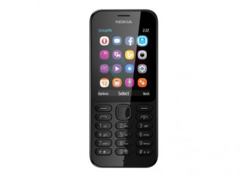 Мобилен телефон NOKIA 222 Dual SIM Black