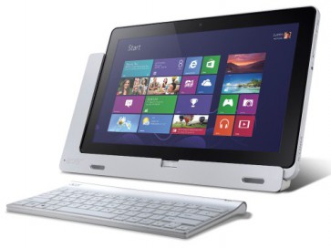 Таблет ACER Iconia W700, i3-2365M, 11.6", 4GB, 64GB, Win8 + Sleeve, Stylus и Bluetooth клавиатура