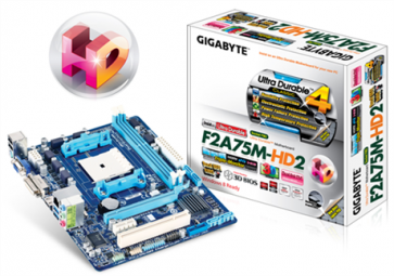 Gigabyte F2A75M-HD2, AMD A75, FM2