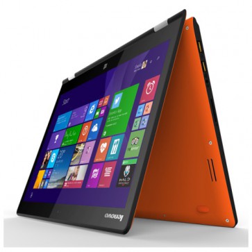 Лаптоп Lenovo Yoga 3 /80JH0066BM/ Orange, i5-5200U, 14", 4GB, 500GB+8GB SSHD, Win 8.1