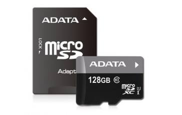 Флаш карта ADATA microSDXC+ADAPTER UHS-I Class10, 128GB 