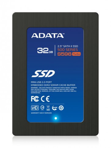 Диск ADATA SSD 32GB, S596 TURBO, SATA II
