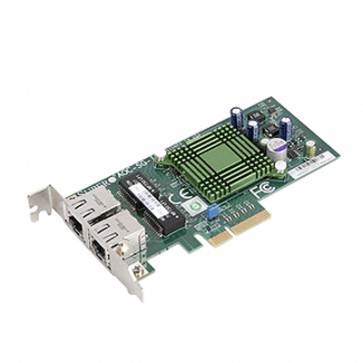Supermicro AOC-SG-I2 Standard Low-Profile 2-port Gigabit Ethernet LAN card