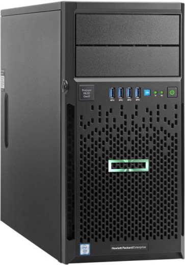 Сървър HPE ProLiant ML30 G9, E3-1220v5, 8GB, B140i, 2х1TB, 4LFF, DVD-RW, 350W