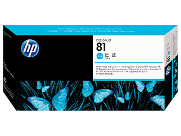 Консуматив HP 81 Dye Cyan Printhead and Printhead Cleaner EXP
