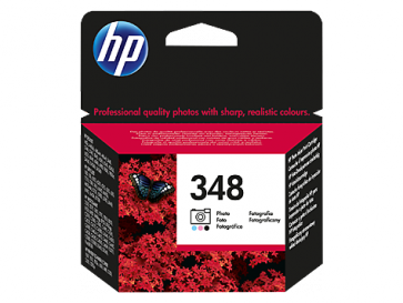 Консуматив HP 348 Photo Original Ink Cartridge за мастиленоструен принтер