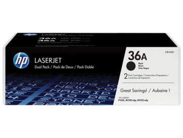 Консуматив HP 36A 2-pack Black Original LaserJet Toner Cartridges за лазерен принтер