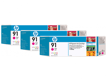 Консуматив HP 91 3-pack 775-ml Magenta Ink Cartridges EXP