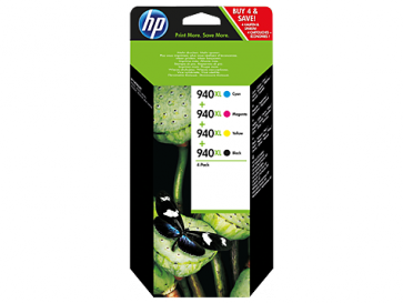 Консуматив HP 940XL 4-pack High Yield Black/Cyan/Magenta/Yellow Original Ink Cartridges за мастиленоструен принтер