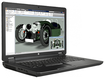 Лаптоп HP ZBook 17 G2 Mobile Workstation, i7-4710MQ, 17.3", 8GB, 256GB, Win7 Pro 64