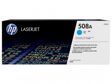 Консуматив HP 508A Cyan Original LaserJet Toner Cartridge за лазерен принтер