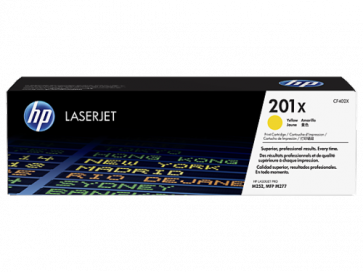Консуматив HP 201X High Yield Yellow Original LaserJet Toner Cartridge за лазерен принтер