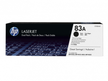 Консуматив за лазерен принтер HP 83A 2-pack Black Original LaserJet Toner Cartridges