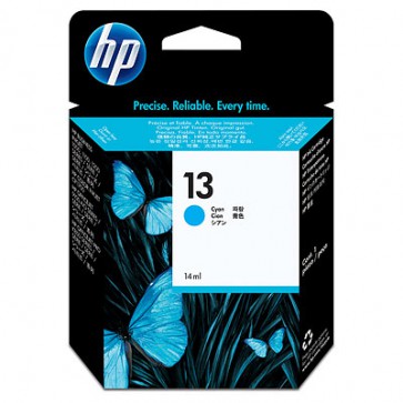 Консуматив HP 13 Cyan Ink Cartridge за мастиленоструен принтер