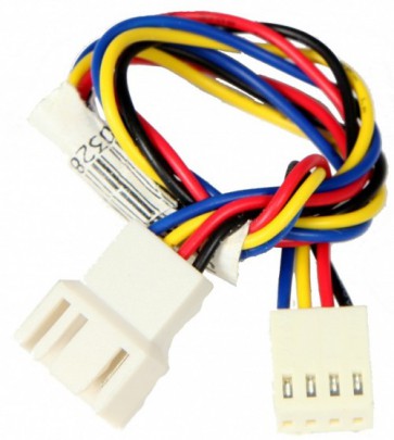Кабел Supermicro CBL-0296L Cable SM 9-inch 4-pin fan power extension cord, Male-Female