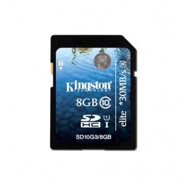 Флаш карта KINGSTON 8GB, SDHC, Class 10 UHS-I Elite