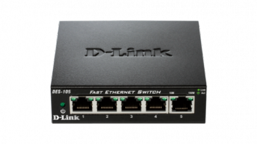 Суич D-LINK DES-105 5-Port Fast Ethernet Switch