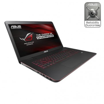 Лаптоп ASUS G771JW-T7043D, i7-4720HQ, 17.3", 12GB, 1TB+256GB SSD