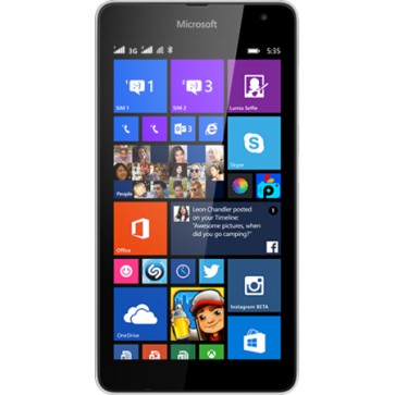 Мобилен телефон Microsoft Lumia 535 White Dual SIM