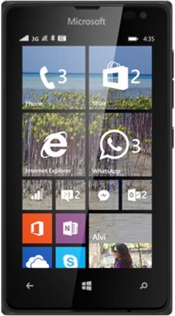 Мобилен телефон Microsoft Lumia 435 Black