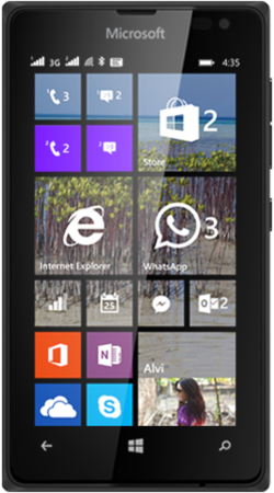 Мобилен телефон Microsoft Lumia 435 Dual SIM Black