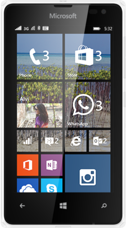 Мобилен телефон Microsoft Lumia 532, White