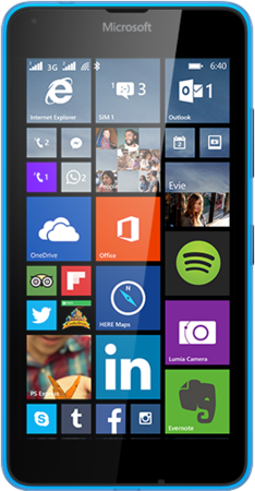 Мобилен телефон Microsoft Lumia 640 3G Dual SIM Cyan