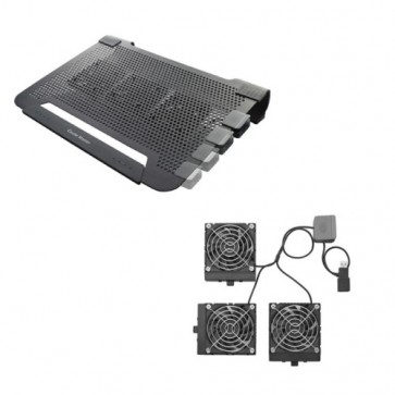 CM NOTEPAL U3 /THREE FAN BLACK