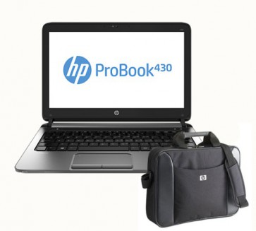 Лаптоп HP ProBook 430, i3-4005U, 13.3", 4GB, 500GB + чанта