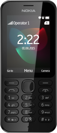 Мобилен телефон Nokia 222 Black