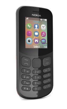 Мобилен телефон NOKIA 130 BLACK 2017