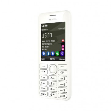 Мобилен телефон NOKIA 206 Dual SIM NV BG, WHITE