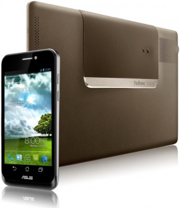 Телефон ASUS PadFone A66, Snapdragon S4 8260A, 4.3", 1 GB, 16GB, Android 4.0 (Ice Cream Sandwich) + Таблет 10.1"