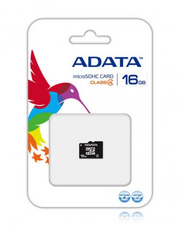 Флаш карта A-DATA, 16GB, microSDHC, Class 4