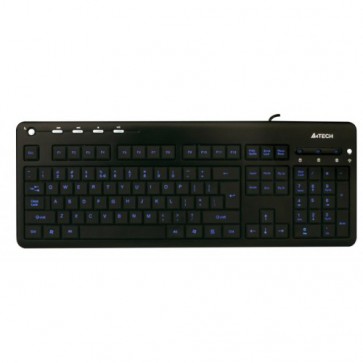 Клавиатура A4 Tech KD-126 X-SLIM LED BLACK USB