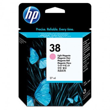 Консуматив HP 38 Light Magenta Pigment Original Ink Cartridge за мастиленоструен принтер