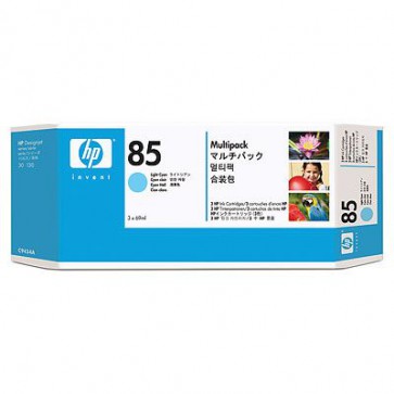 Консуматив HP 85 3-pack 69-ml Light Cyan Cartridges за плотер