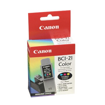 Консуматив Canon BCI-21 Color Inkjet Cartridge за Мастиленоструйни Принтери