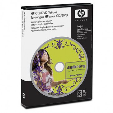 Консуматив HP CD/DVD Tattoos-15 sht/13 x 18 cm