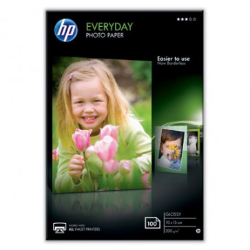 Фото Хартия HP Everyday Glossy Photo Paper-100 sht/10 x 15 cm