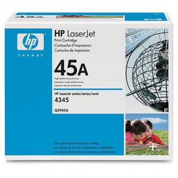 Консуматив HP 45A Black LaserJet Toner Cartridge за лазерен принтер