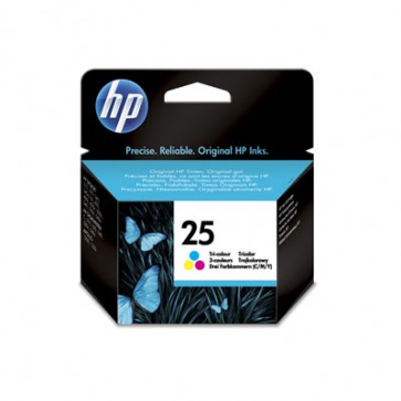 Консуматив HP 25 Tri-colour Inkjet Print Cartridge за мастиленоструен принтер