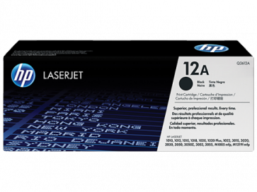 Консуматив HP 12A Black LaserJet Toner Cartridge 3a Лазерен Принтер